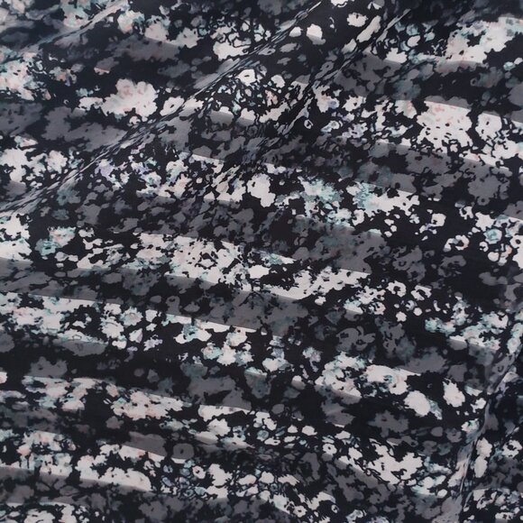 Xhilaration Multicolor Floral Stripe Splatter Sheer Ruffle Short Skirt Size M - Picture 8 of 13